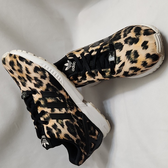 Adidas Torsion ZX Glux Leopard Print sneakers (womens size 6.5) - Picture 2 of 14